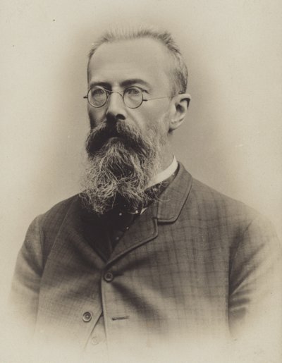 Retrato de Nikolai Rimsky-Korsakov de Russian Photographer